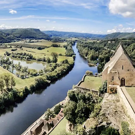 Au Coeur De Beynac, Superbe Maison Du Xive Siècle Avec Jardin Panoramique *