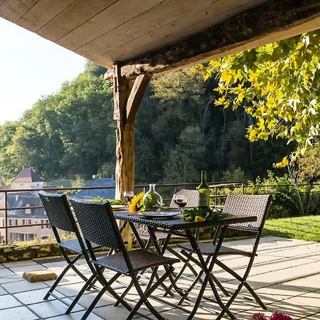 Au Coeur De Beynac, Superbe Maison Du 14eme Siecle Avec Jardin Panoramique *