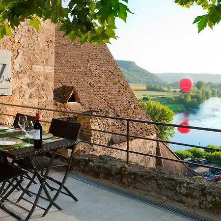 Au Coeur De Beynac, Superbe Maison Du 14eme Siecle Avec Jardin Panoramique *