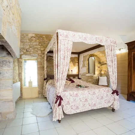 Au Coeur De Beynac, Superbe Maison Du 14eme Siecle Avec Jardin Panoramique בית נופש