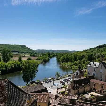 Au Coeur De Beynac, Superbe Maison Du 14eme Siecle Avec Jardin Panoramique בית נופש